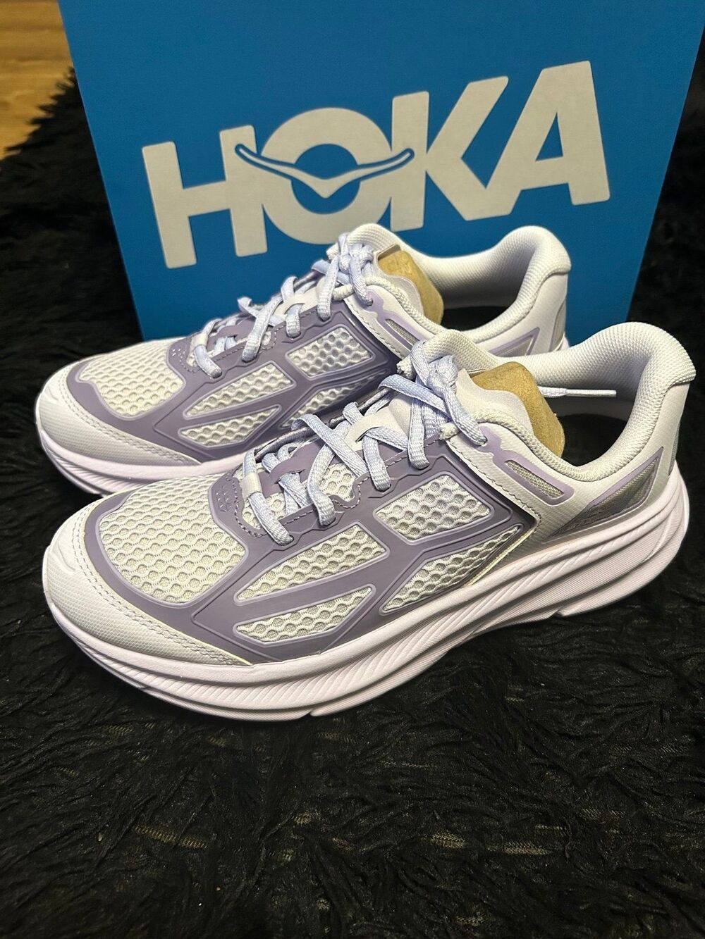 HOKA Clifton purple athletic training running shoes sneakers women’s 8 new